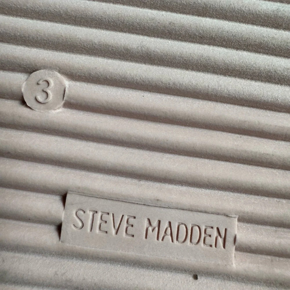 Steve Madden Girls Mona Sandals Rhinestones Hook & Loop Pink Sz 3 - Picture 6 of 6